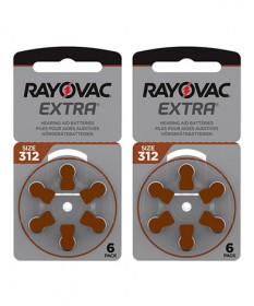 Батарейки для слухових апаратів Rayovac Extra 312 (12 шт)